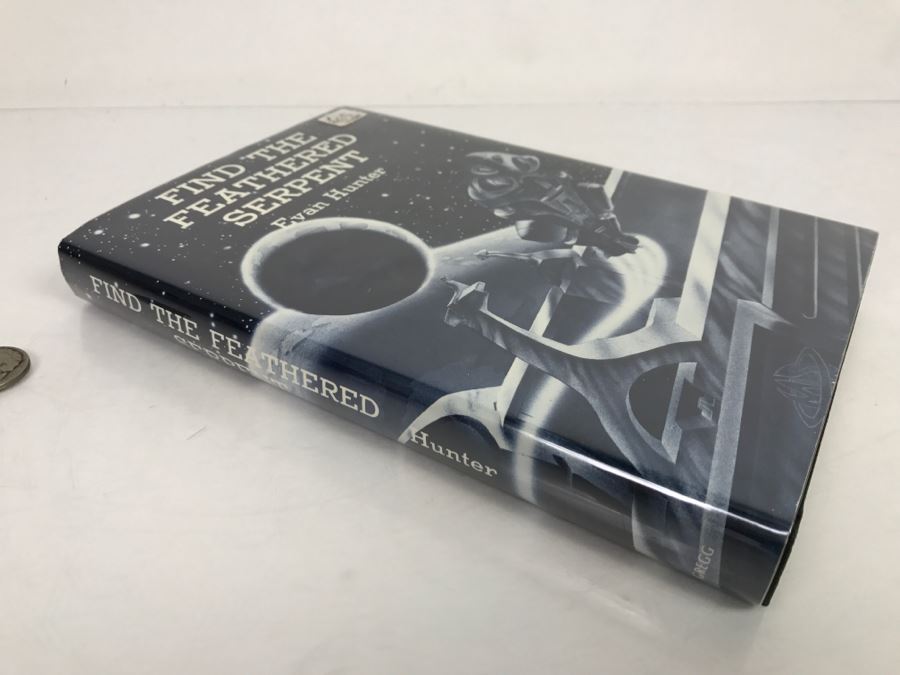 First Printing 1979 Hardcover Book 'Find The Feathered Serpent' By Evan Hunter [Photo 2]