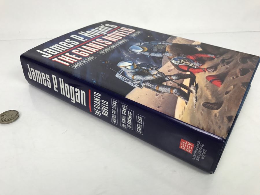 Signed First Edition Hardcover Book 'The Giants Novels: Inherit The Stars, The Gentle Giants Of Ganymede And Giants' Star' By James P. Hogan [Photo 3]