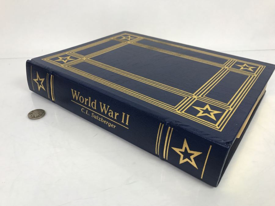 Easton Press Hardcover Book 'The American Heritage Picture History Of World War II' Collector's Edition