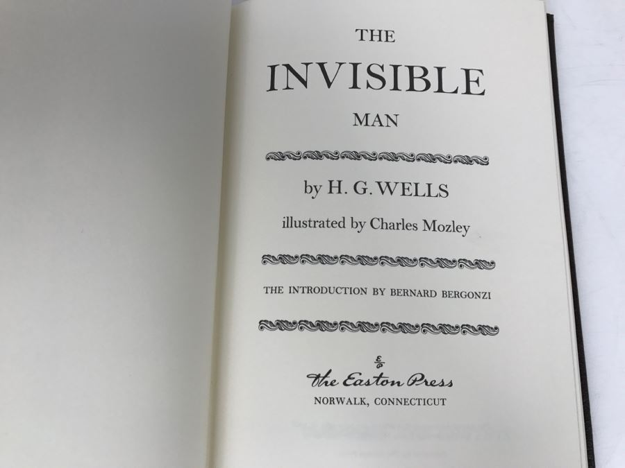 Easton Press Hardcover Book 'The Invisible Man' By H. G. Wells [Photo 7]