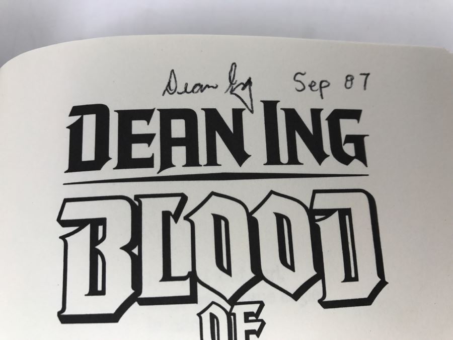 Signed First Edition Hardcover Book 'Blood Of Eagles' By Dean Ing [Photo 7]