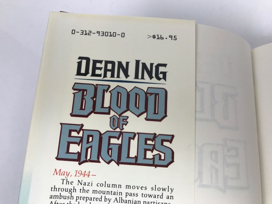 Signed First Edition Hardcover Book 'Blood Of Eagles' By Dean Ing [Photo 6]