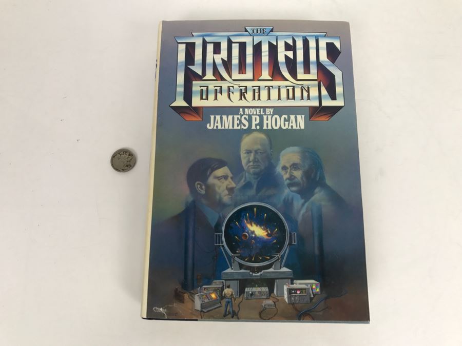 Signed Hardcover Book 'The Proteus Operation' By James P. Hogan [Photo 2]