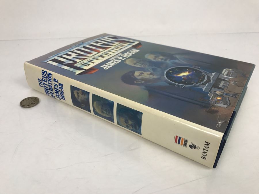 Signed Hardcover Book 'The Proteus Operation' By James P. Hogan [Photo 3]