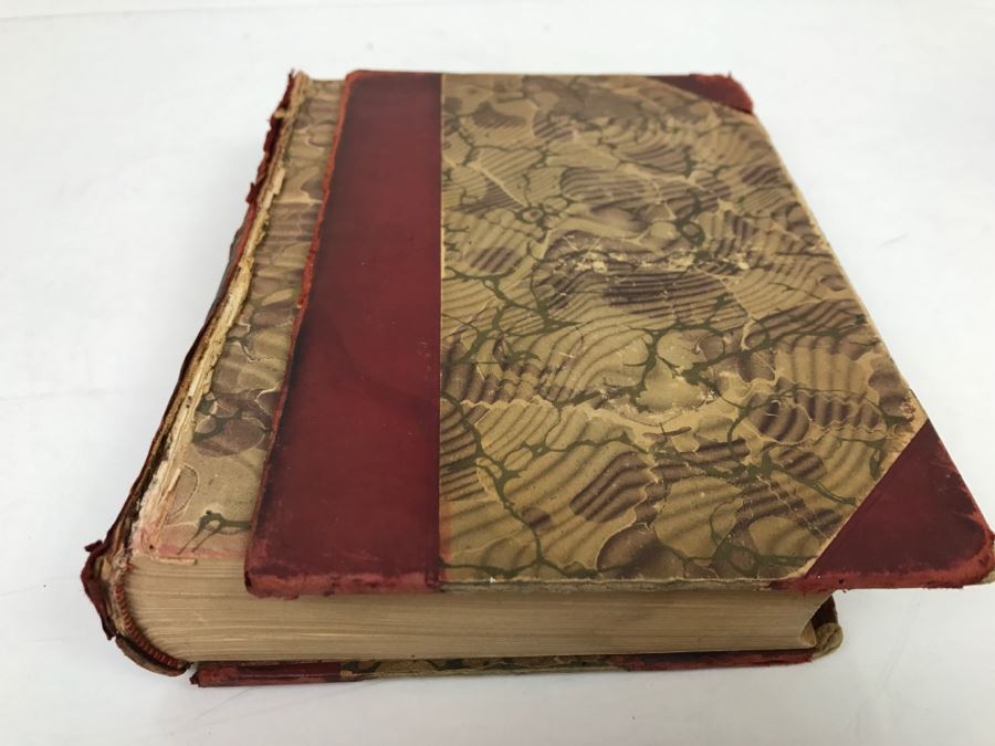 Pair Of Antique Books 'Les Miserables' A Novel By Victor Hugo Volumes I And II (See Photos For Condition Of Bindings) [Photo 5]