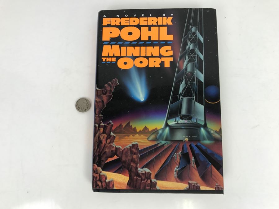 Signed First Edition Hardcover Book 'Mining The Oort' By Frederik Pohl [Photo 2]