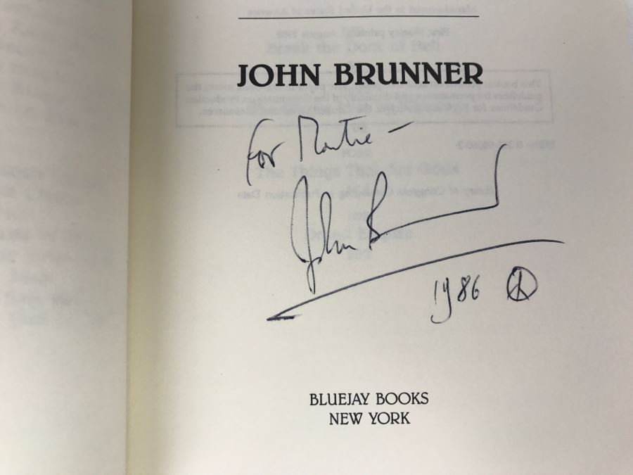 Signed Book 'The Compleat Traveller In Black' By John Brunner [Photo 5]