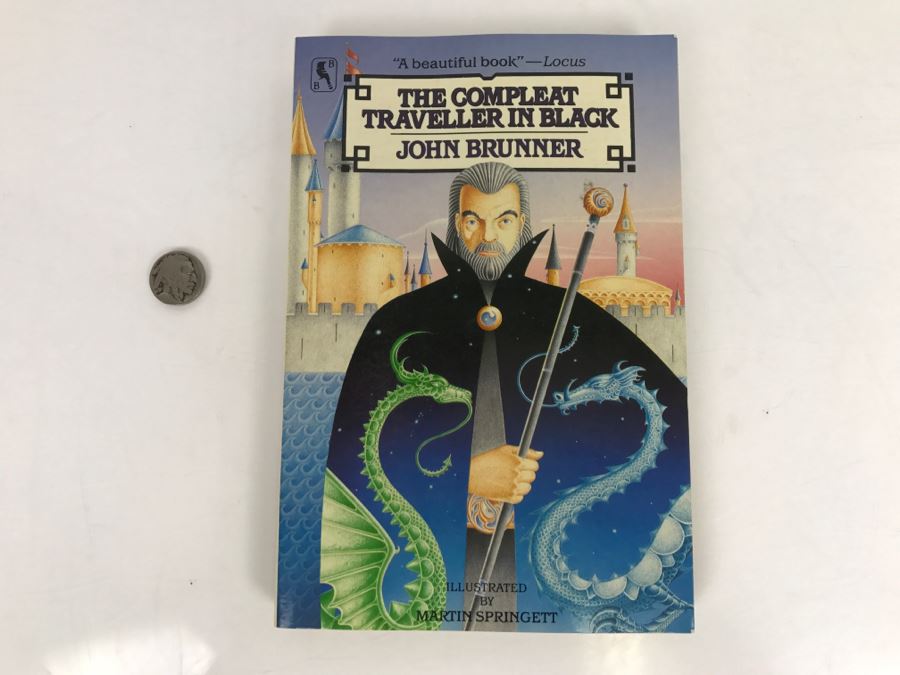 Signed Book 'The Compleat Traveller In Black' By John Brunner [Photo 1]