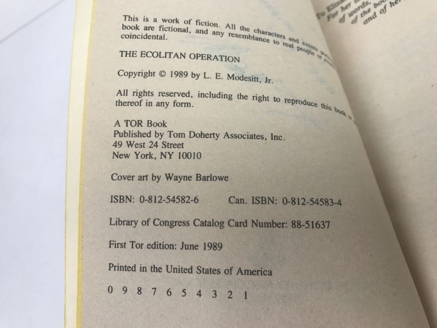 Signed Set Of (3) Paperback Books By L. E. Modesitt, Jr. [Photo 6]