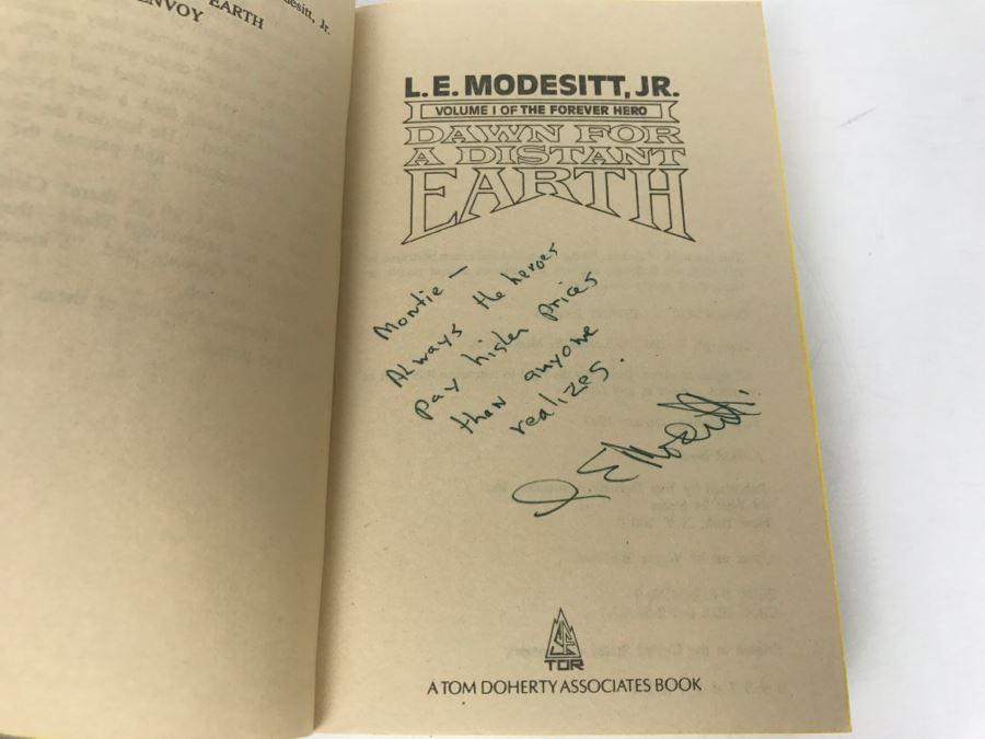 Signed Set Of (3) Paperback Books By L. E. Modesitt, Jr. [Photo 14]