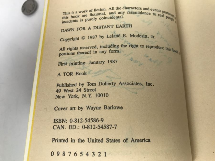 Signed Set Of (3) Paperback Books By L. E. Modesitt, Jr. [Photo 16]