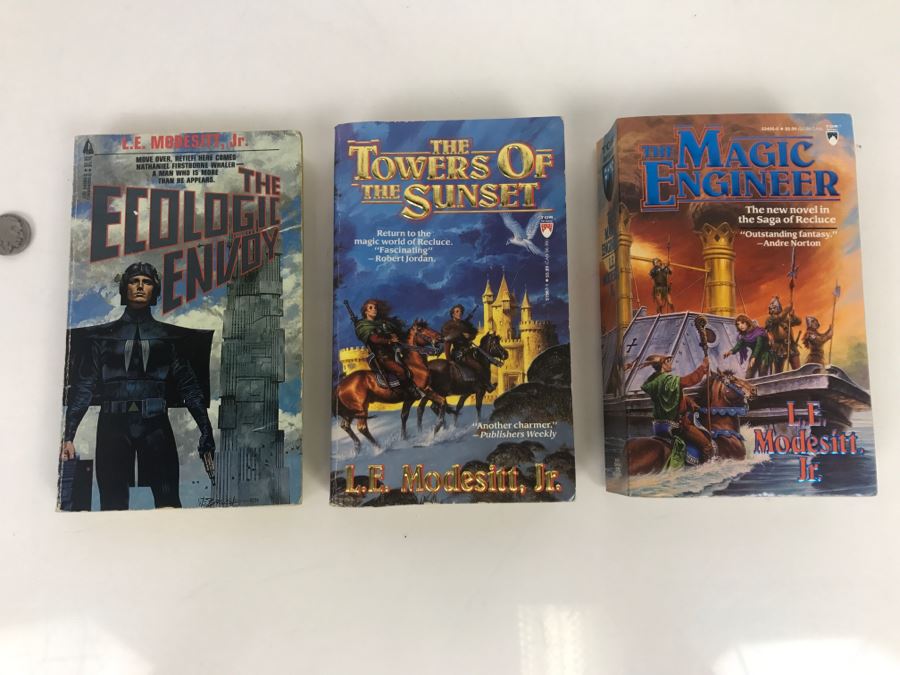 Signed Set Of (3) Paperback Books By L. E. Modesitt, Jr. [Photo 2]