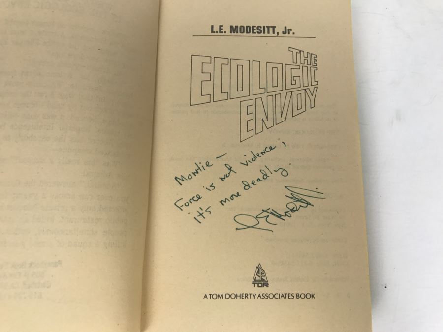 Signed Set Of (3) Paperback Books By L. E. Modesitt, Jr. [Photo 5]