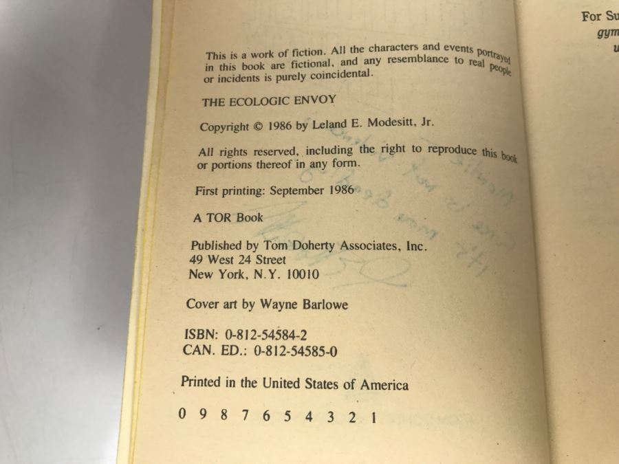 Signed Set Of (3) Paperback Books By L. E. Modesitt, Jr. [Photo 7]