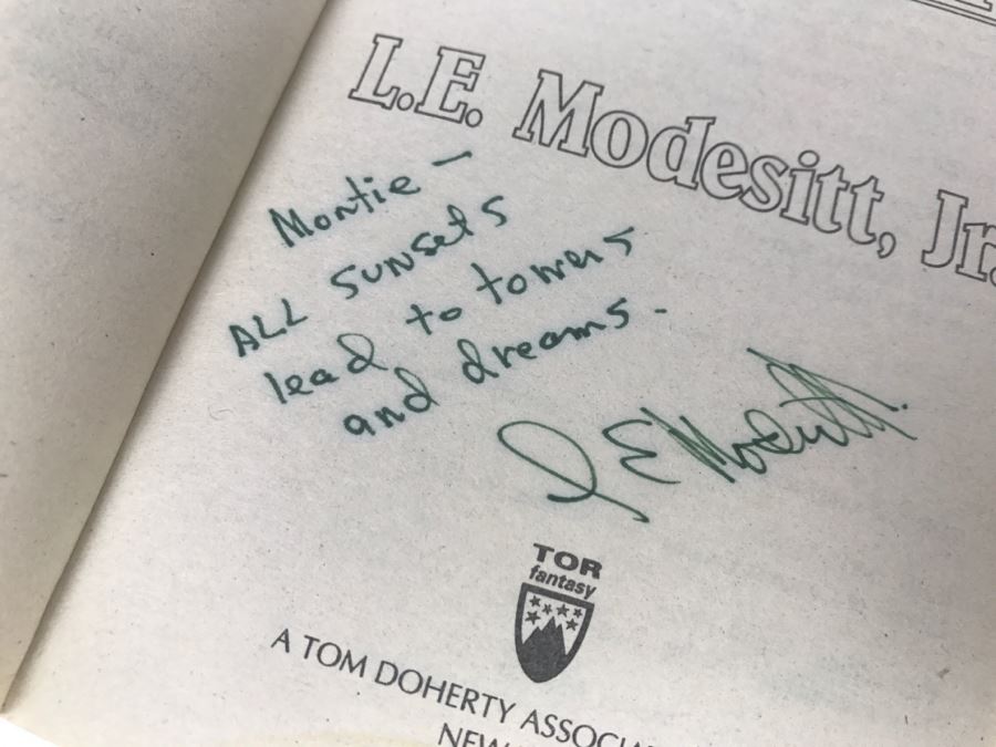 Signed Set Of (3) Paperback Books By L. E. Modesitt, Jr. [Photo 11]