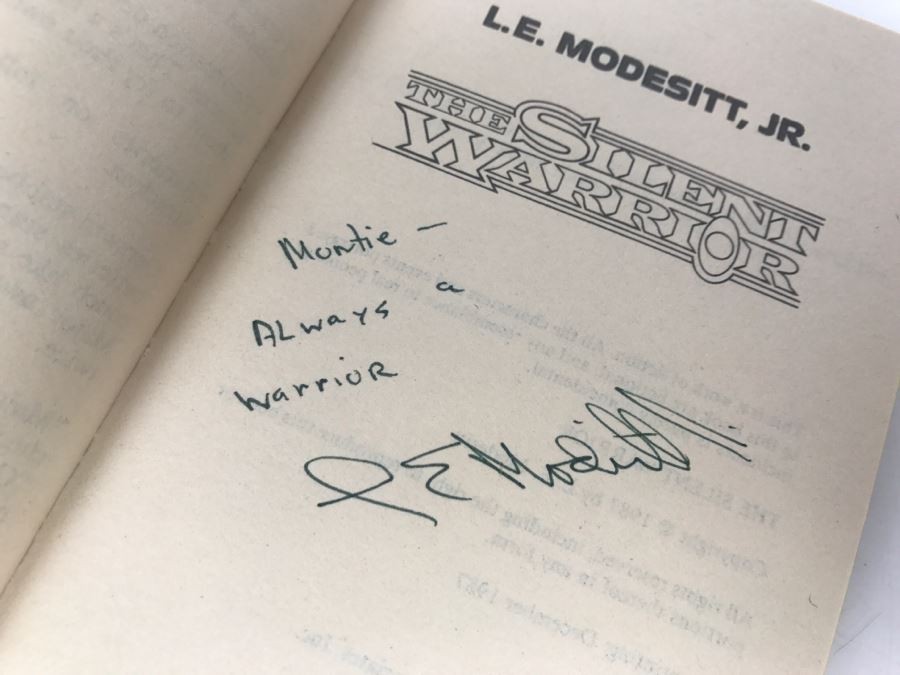 Signed Set Of (3) Paperback Books By L. E. Modesitt, Jr. [Photo 11]