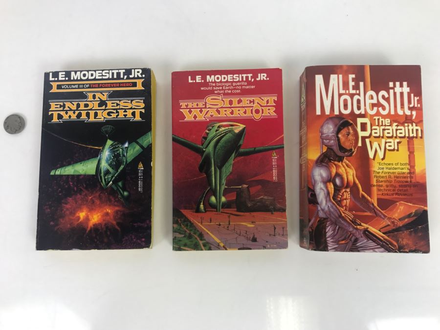 Signed Set Of (3) Paperback Books By L. E. Modesitt, Jr. [Photo 2]