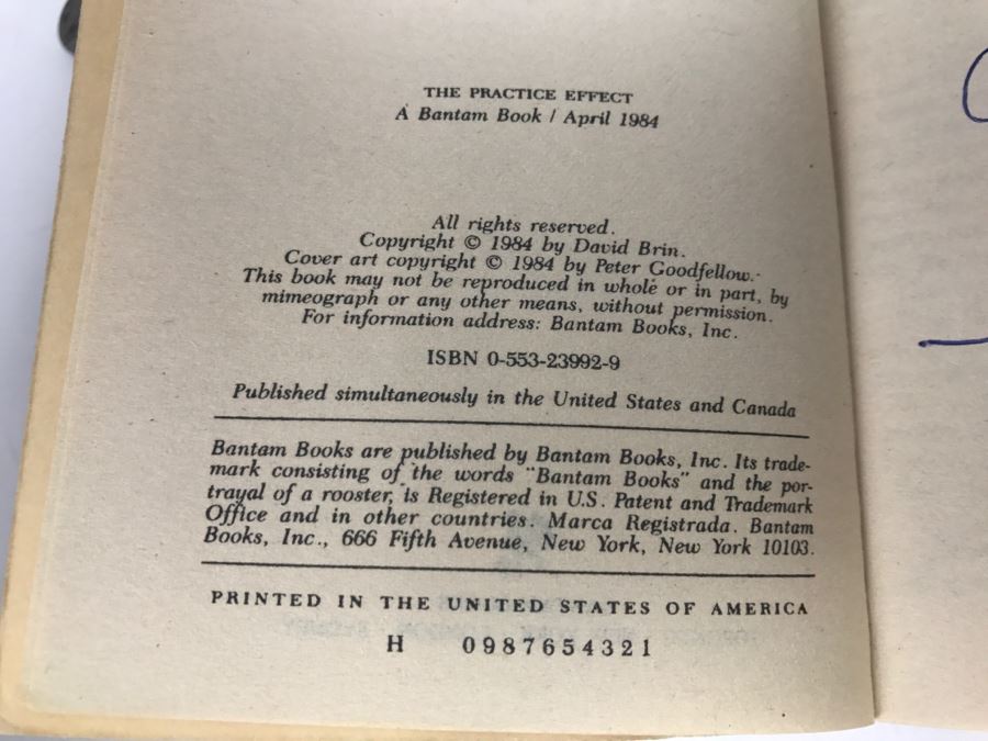 Signed Set Of (3) Paperback Books By David Brin [Photo 7]