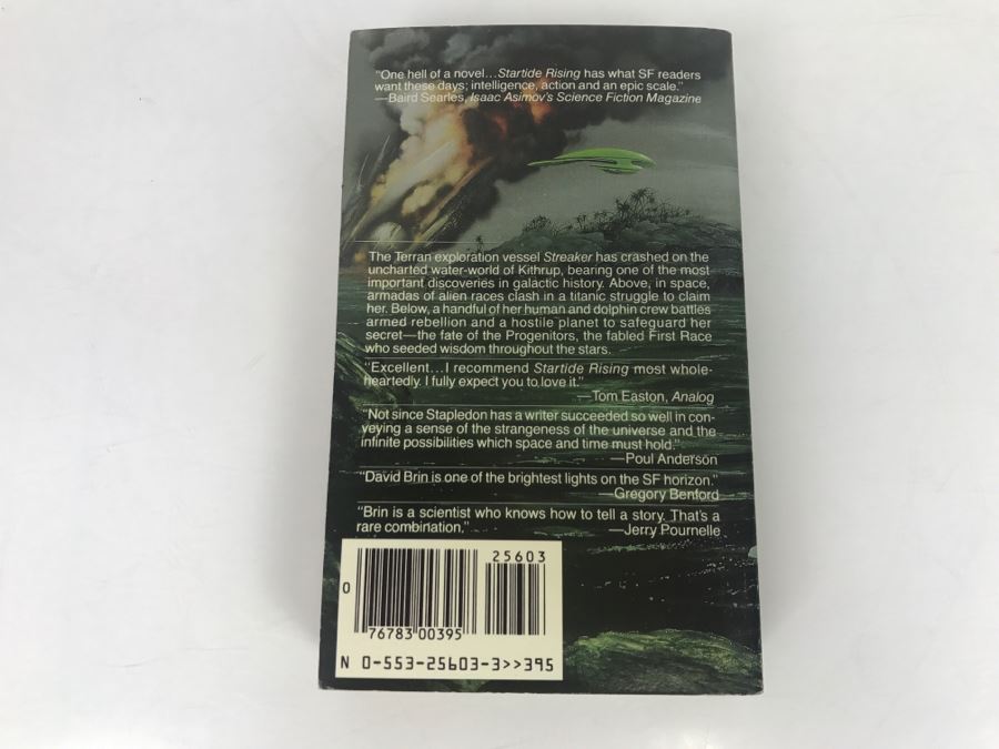 Signed Set Of (3) Paperback Books By David Brin [Photo 14]