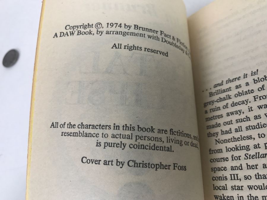 Signed Set Of (4) Paperback Books By John Brunner [Photo 7]