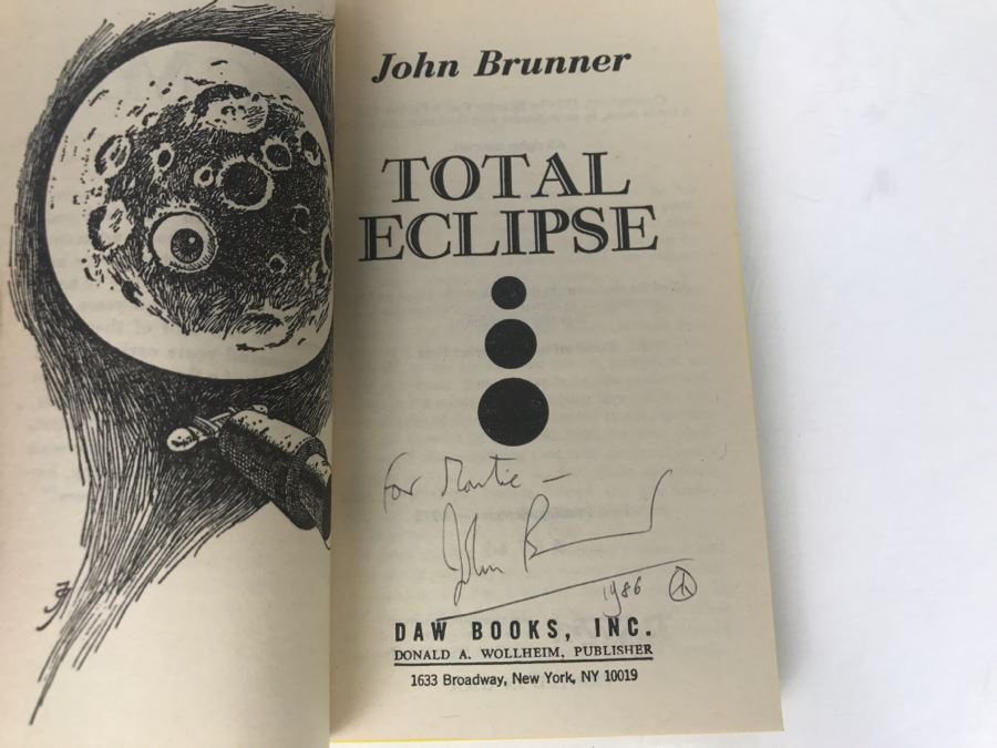 Signed Set Of (4) Paperback Books By John Brunner [Photo 5]