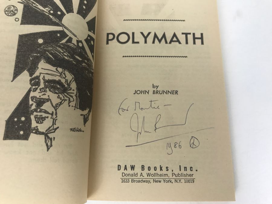 Signed Set Of (4) Paperback Books By John Brunner [Photo 17]