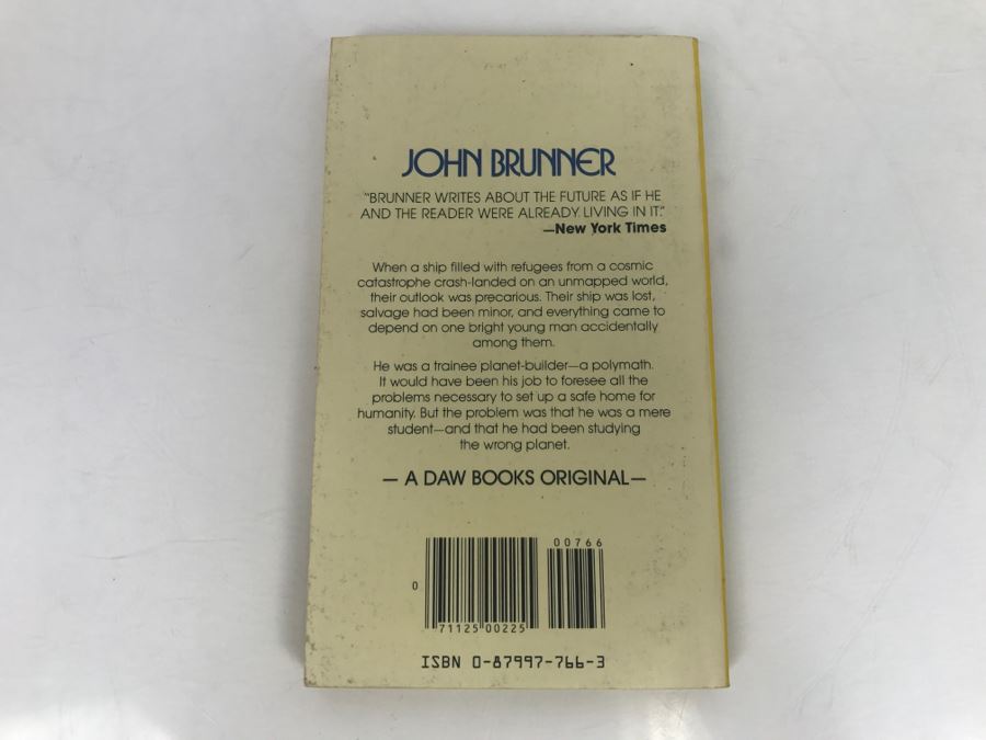 Signed Set Of (4) Paperback Books By John Brunner [Photo 16]