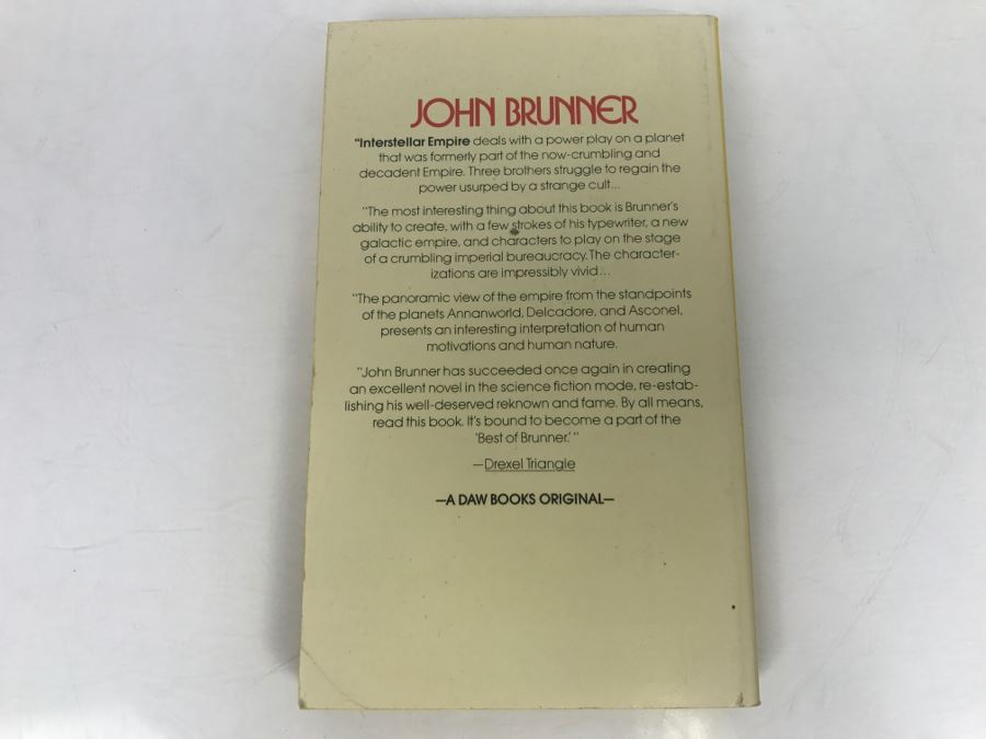 Signed Set Of (4) Paperback Books By John Brunner [Photo 22]