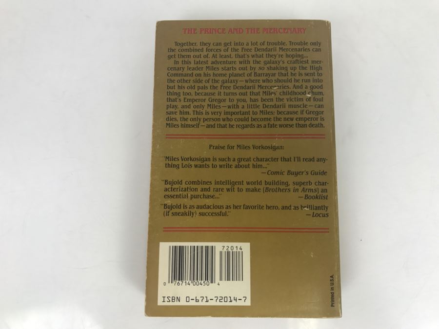 Signed Set Of (4) Paperback Books By Lois McMaster Bujold [Photo 11]