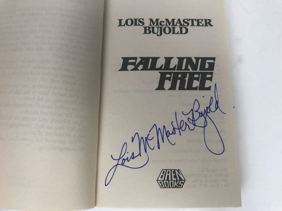 Signed Set Of (4) Paperback Books By Lois McMaster Bujold [Photo 13]