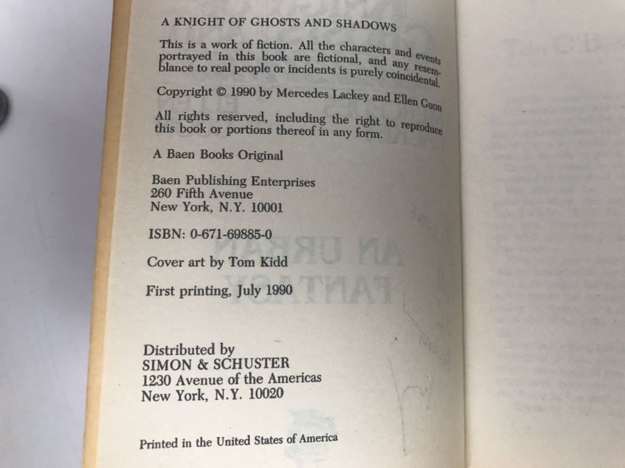 Signed Set Of (3) Paperback Books By Mercedes Lackey (Signed) And Ellen Guon [Photo 12]