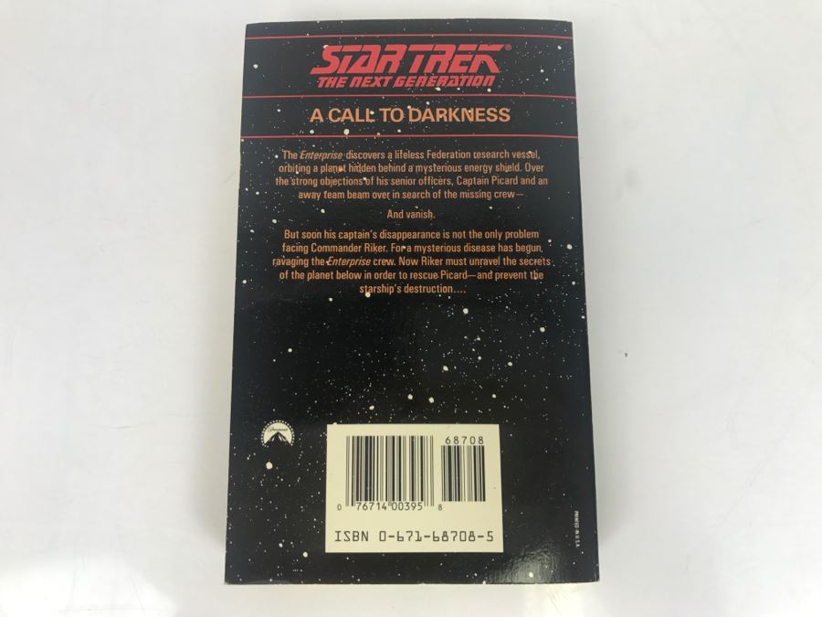 Signed Set Of (4) Paperback Books STAR TREK By Michael Jan Friedman [Photo 20]