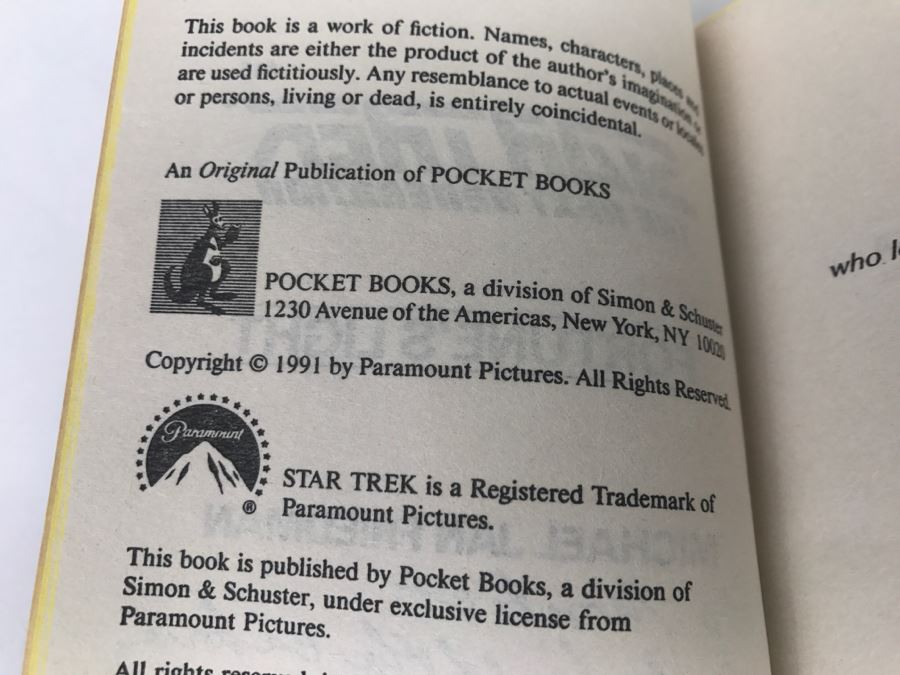 Signed Set Of (4) Paperback Books STAR TREK By Michael Jan Friedman [Photo 30]