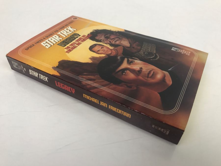 Signed Set Of (4) Paperback Books STAR TREK By Michael Jan Friedman [Photo 11]