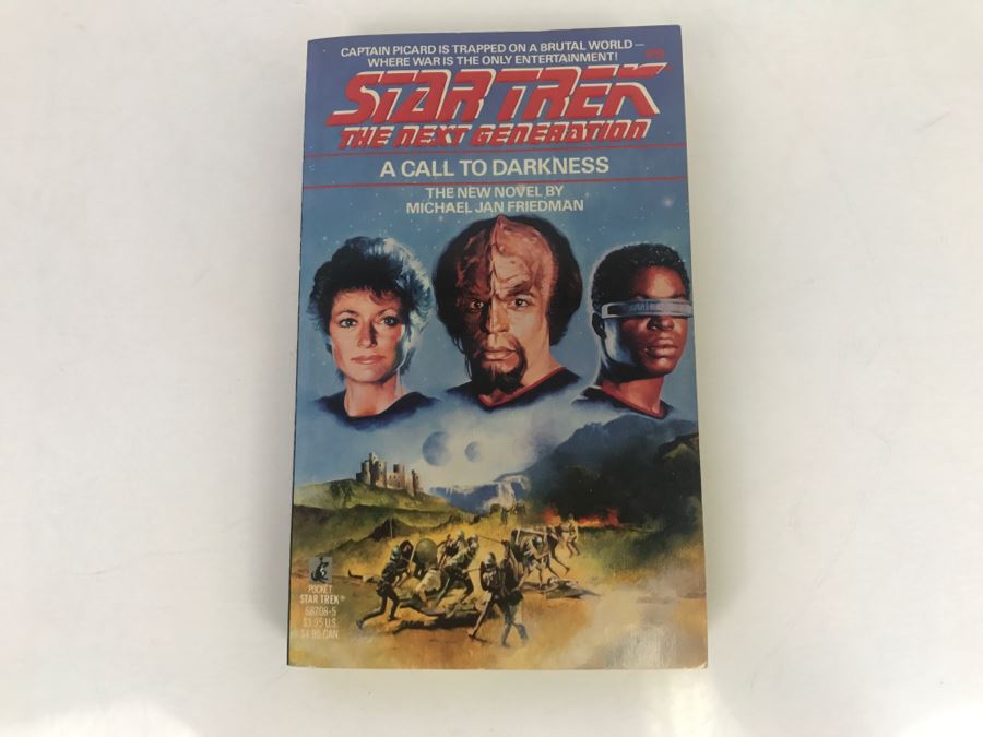 Signed Set Of (4) Paperback Books STAR TREK By Michael Jan Friedman [Photo 18]