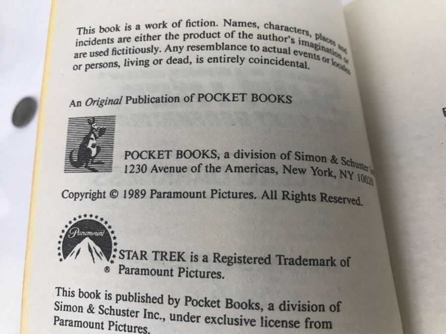 Signed Set Of (4) Paperback Books STAR TREK By Michael Jan Friedman [Photo 23]