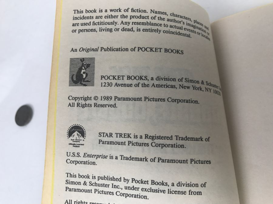 Signed Set Of (4) Paperback Books STAR TREK By Michael Jan Friedman [Photo 8]