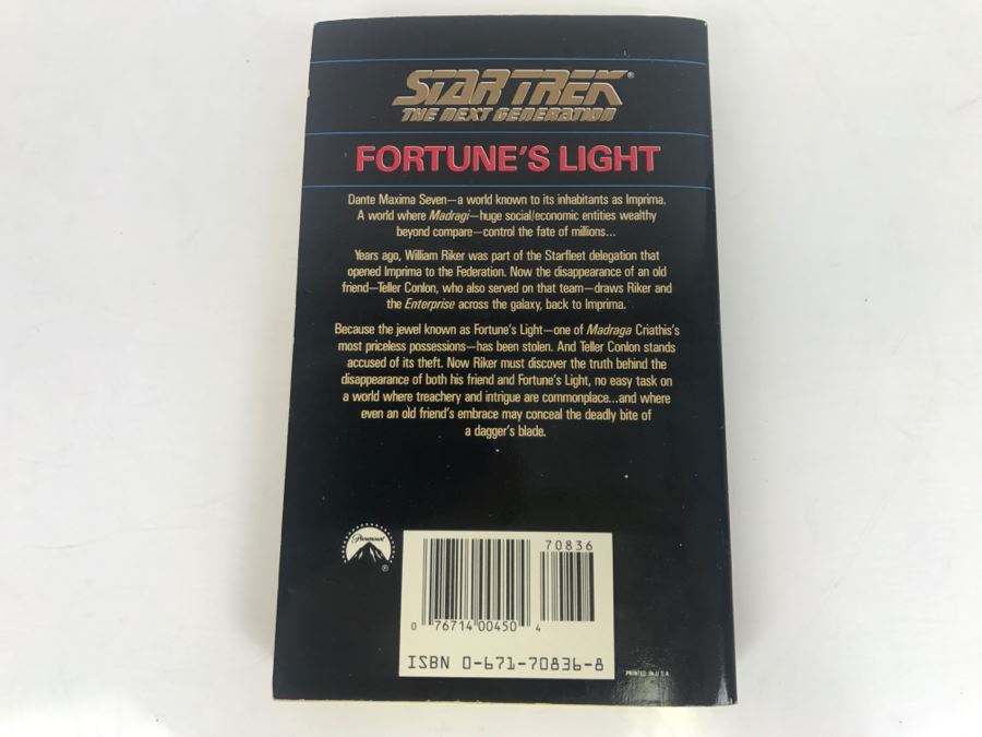 Signed Set Of (4) Paperback Books STAR TREK By Michael Jan Friedman [Photo 27]