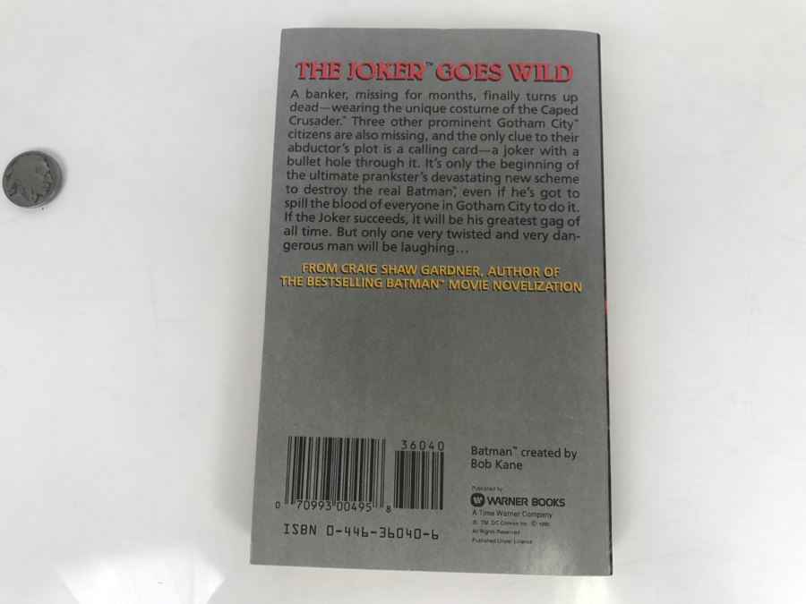 Signed Set Of (4) Paperback Books Batman, Back To The Future II, The Lost Boys By Craig Shaw Gardner [Photo 5]