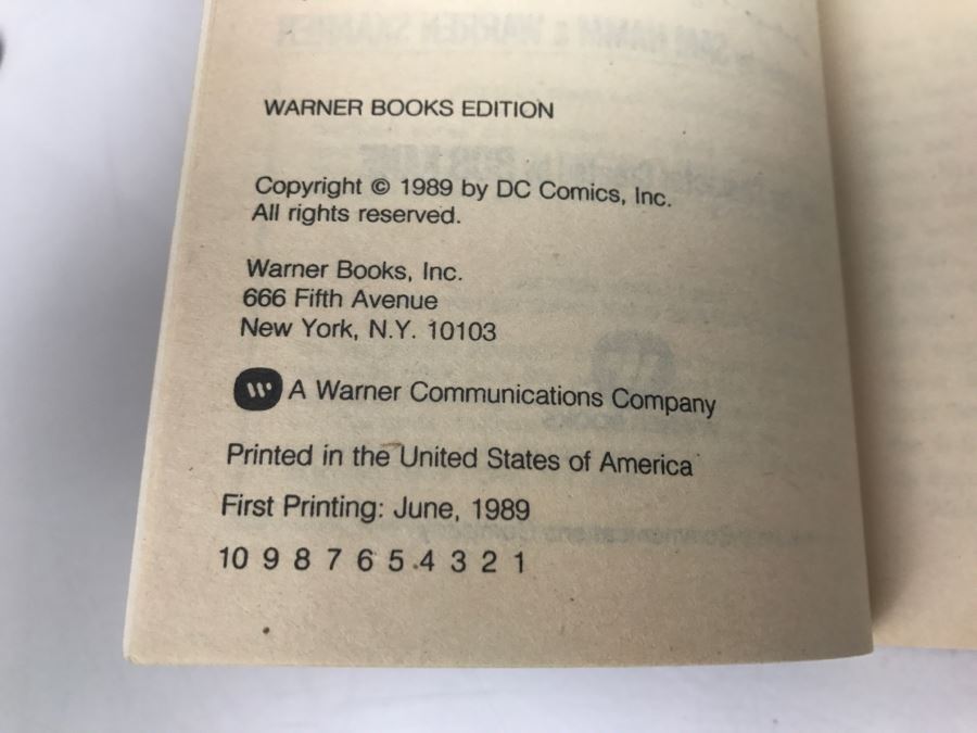 Signed Set Of (4) Paperback Books Batman, Back To The Future II, The Lost Boys By Craig Shaw Gardner [Photo 14]