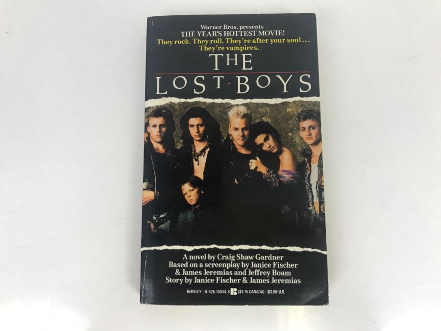 Signed Set Of (4) Paperback Books Batman, Back To The Future II, The Lost Boys By Craig Shaw Gardner [Photo 22]