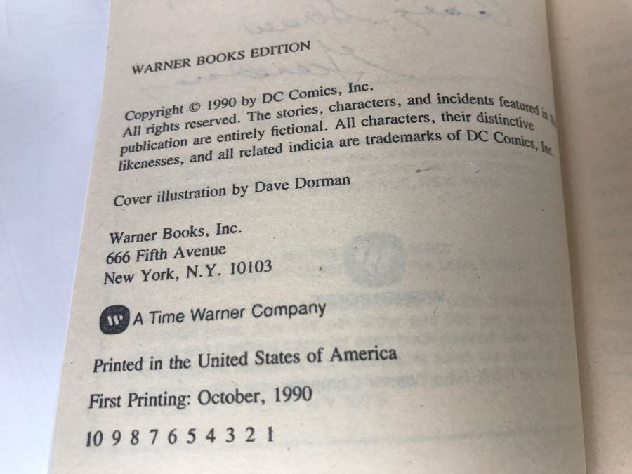 Signed Set Of (4) Paperback Books Batman, Back To The Future II, The Lost Boys By Craig Shaw Gardner [Photo 8]