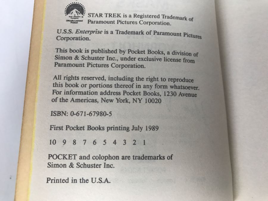 Signed Set Of (4) Paperback Books STAR TREK By John Vornholt [Photo 23]