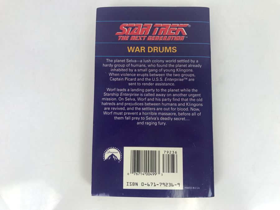 Signed Set Of (4) Paperback Books STAR TREK By John Vornholt [Photo 12]