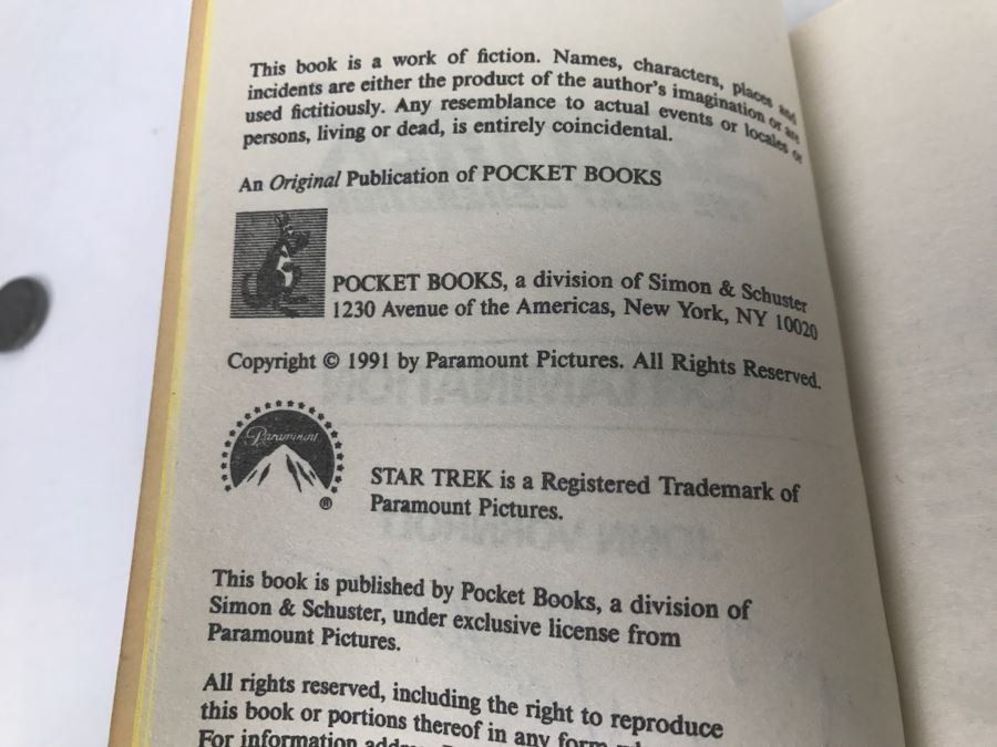 Signed Set Of (4) Paperback Books STAR TREK By John Vornholt [Photo 29]