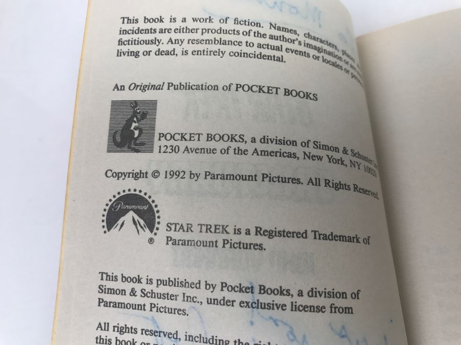 Signed Set Of (4) Paperback Books STAR TREK By John Vornholt [Photo 8]