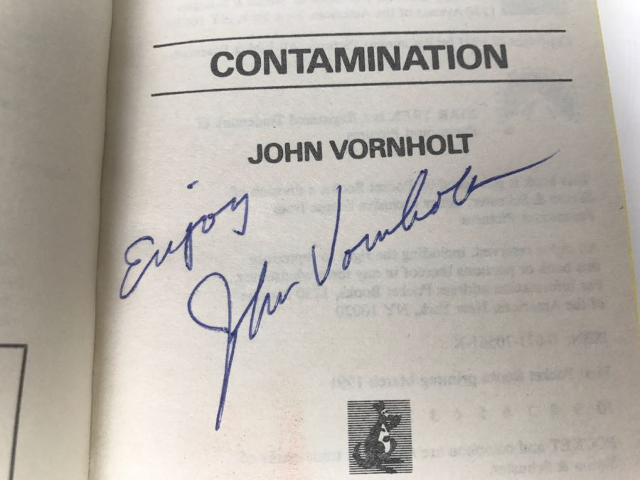 Signed Set Of (4) Paperback Books STAR TREK By John Vornholt [Photo 28]
