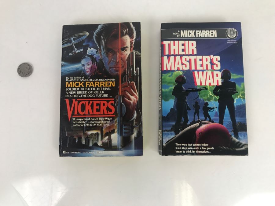 Signed Set Of (2) Paperback Books By Mick Farren [Photo 3]