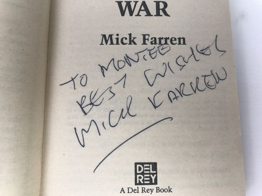 Signed Set Of (2) Paperback Books By Mick Farren [Photo 13]