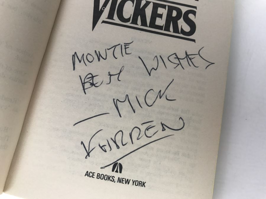 Signed Set Of (2) Paperback Books By Mick Farren [Photo 7]